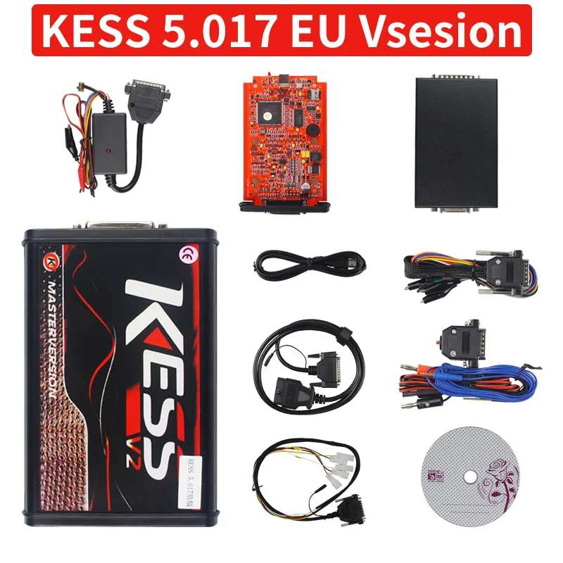 KESS Ktag K TAG V7.020 KESS V2 V5.017 ECU чип тюнинг инструмент красный PCB ECM Титан ECU OBD2 автомобиль/Грузовик программист Без маркера - Цвет: KESS