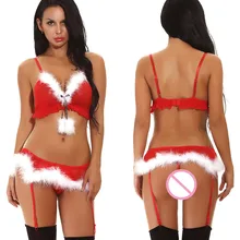 Рождественская сетка Перспектива женское сексуальное женское кружевное нижнее белье костюм искушение стринги Babydoll Ночное белье кружево чистый цвет экзотический 41