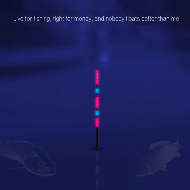 RQNQ 1 шт. 2021 Новый поклевки для рыбы автоматически напоминает умный светодиодный электронный светящийся поплавок с холодсветильник том 2