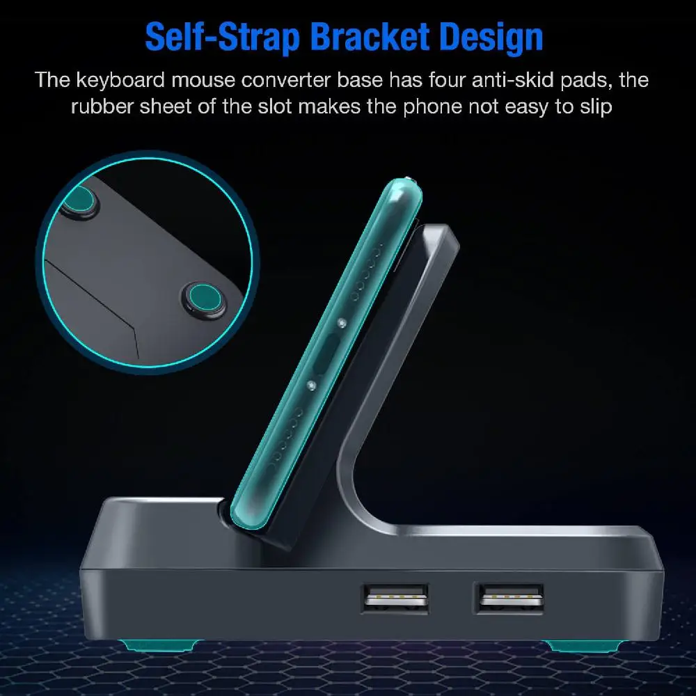  Pubg Mobile Gamepad Controller Gaming Keyboard Mouse Converter For Android IOS Phone to PC Bluetoot