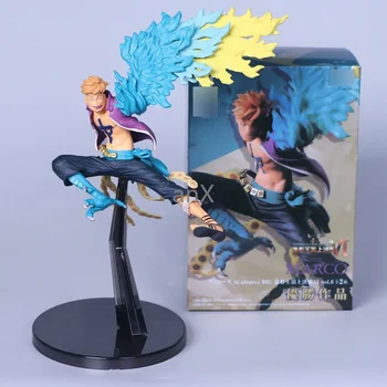 

Anime One Piece Marco PVC Action Figure toys anime Overhead battle Marco Roronoa Zoro dolls collectible model toys kid gift