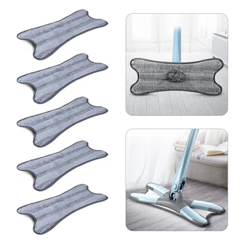 

X Replacement Microfiber Mop Pad Mops Clothes Home Washable Spray Mop Dust Mop Household Mop Head Cleaning Clothes Pad Mop Colth