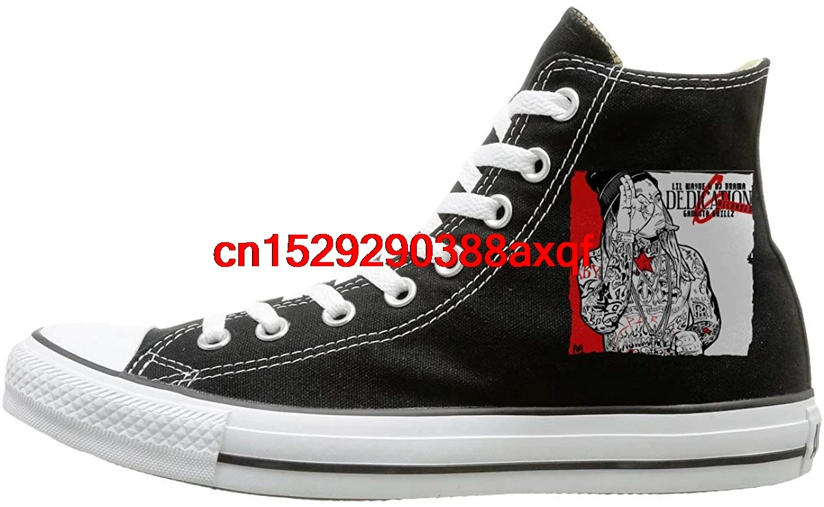 

High-top Canvas Shoes Sneaker Lil Tshirt Wa-yne Casual Walking Shoes for Mens Womens