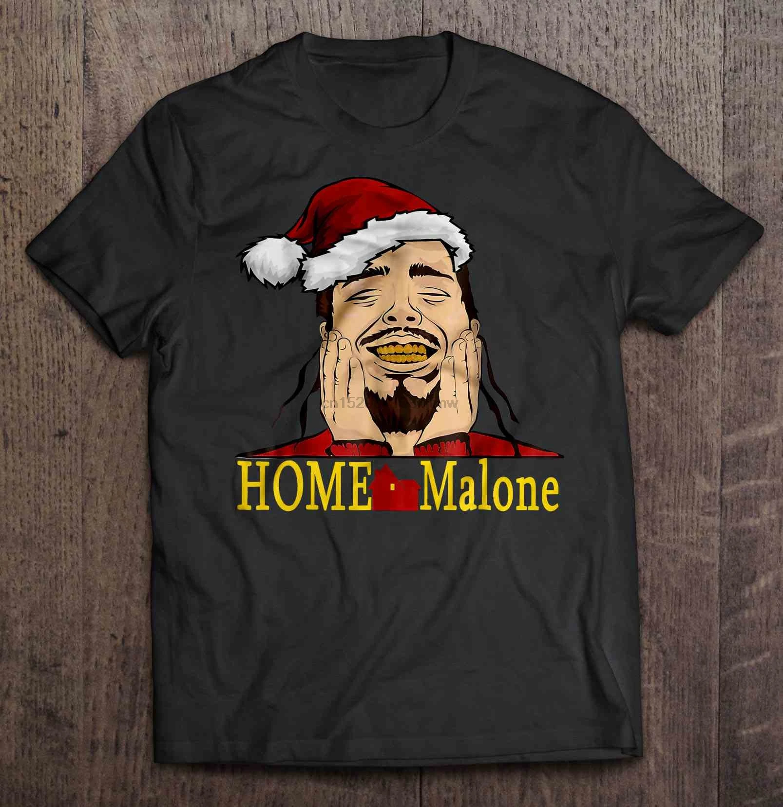 Men Funny T Shirt Fashion Tshirt Home Malone Post Malone Christmas Sweater Women T Shirt Aliexpress