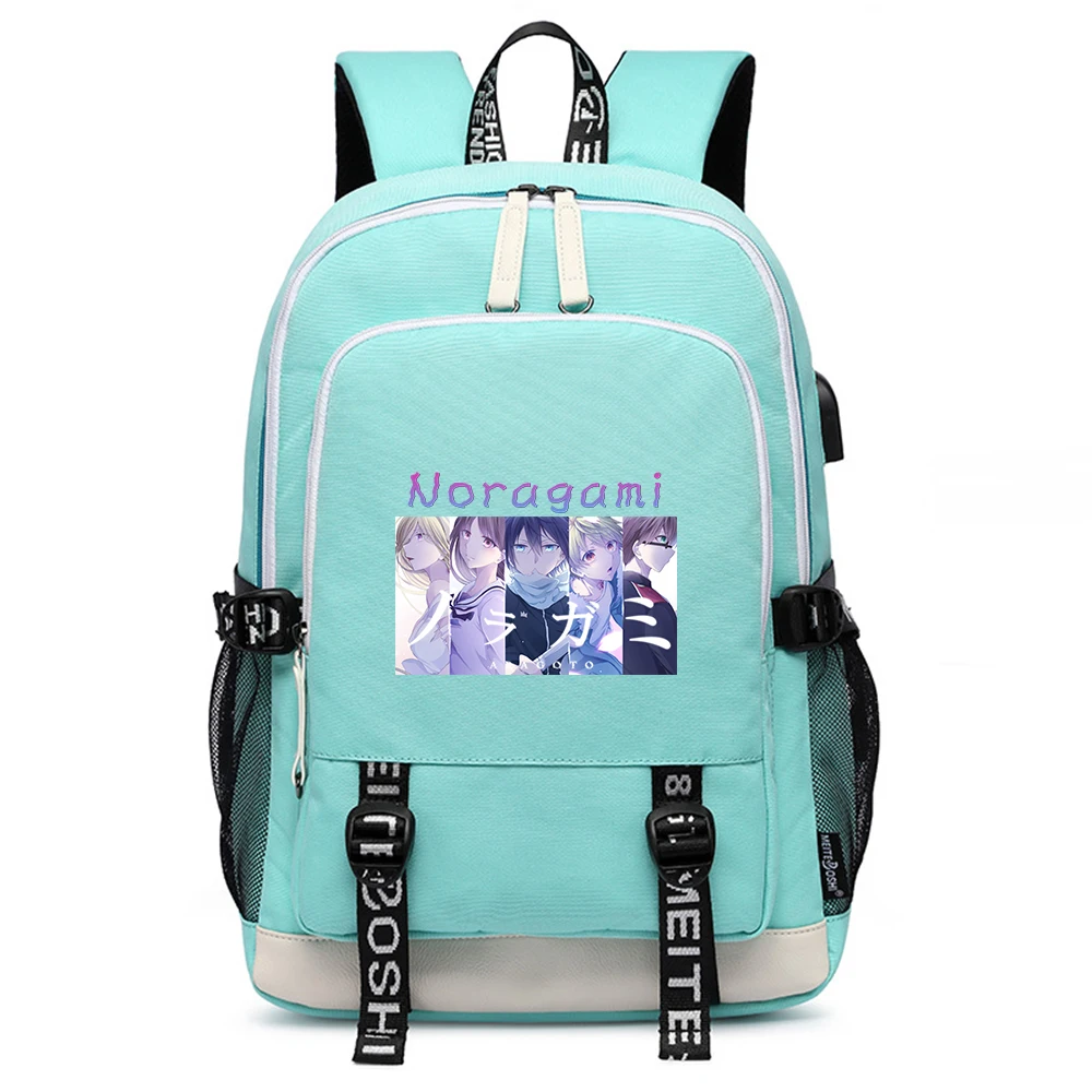 Рюкзак для ноутбука Noragami aragoo YATO школьный рюкзак в стиле Оксфорд с usb зарядкой