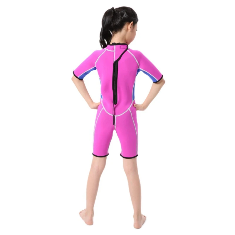 Новые детские костюмы для дайвинга с коротким рукавом и защитой от ультрафиолета