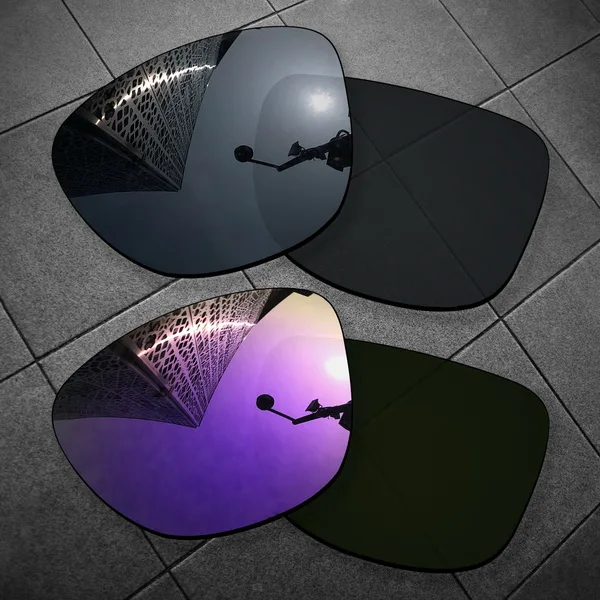 Black-violet Vonxyz несколько вариантов поляризованные Сменные линзы для солнцезащитных очков - Цвет линз: Black-violet