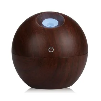 

Bevel USB Desktop Humidifier Environmentally Friendly Mute Mini Ultrasonic Wood Grain Mini Humidifier
