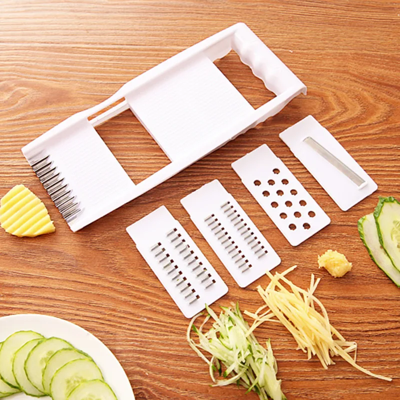 

TWDW Four-in-one Multi-function Shredder Grater Kitchen Potato Wire Cutter Cucumber Manual Wire Slicer Fruit Shredder Grater