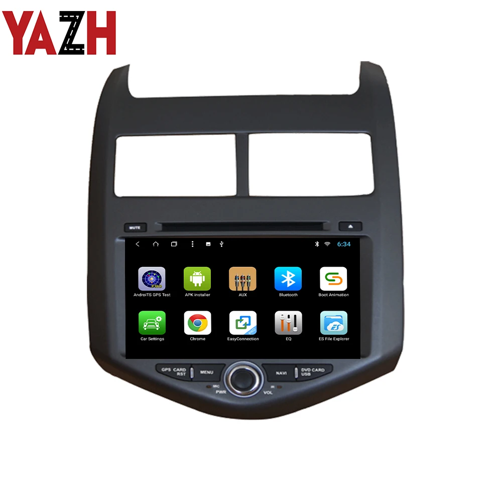 YAZH Android 9,0 dvd-плеер автомобиля для Sonic/Aveo/Holden Barina 2011 2012 2013 центральный мультимедийный Радио Видео Navi