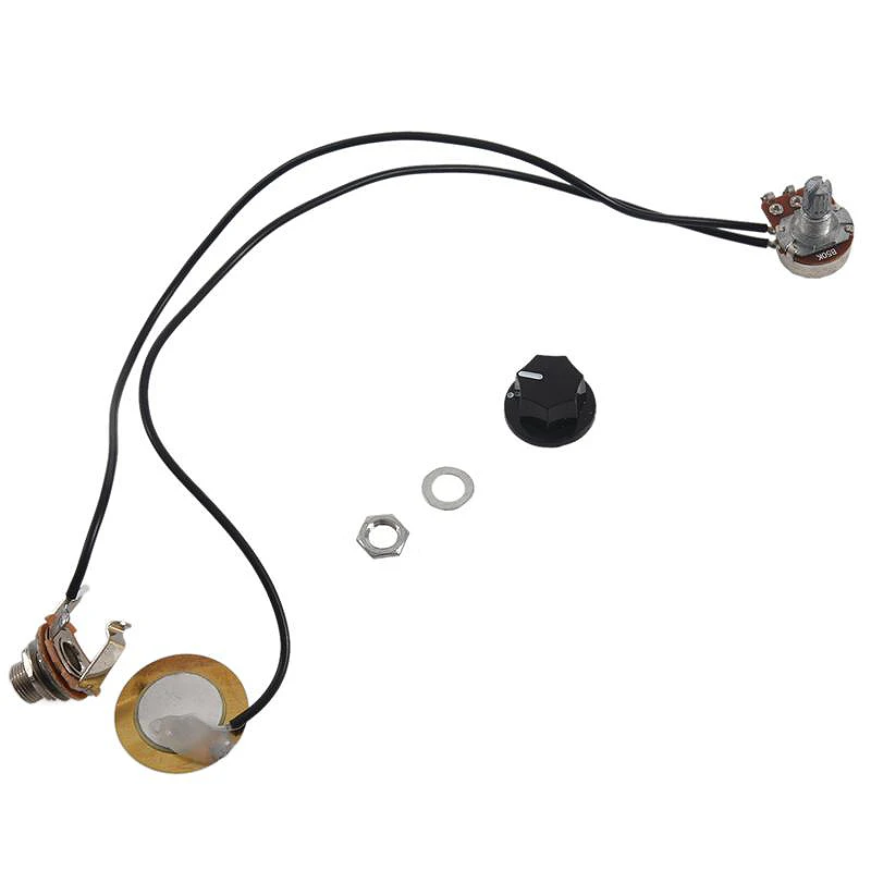 

10 Set 27MM Guitar Pickup Piezo Transducer Prewired Amplifier with 6.35MM Output Jack for Acoustic Guitar Cigar Box