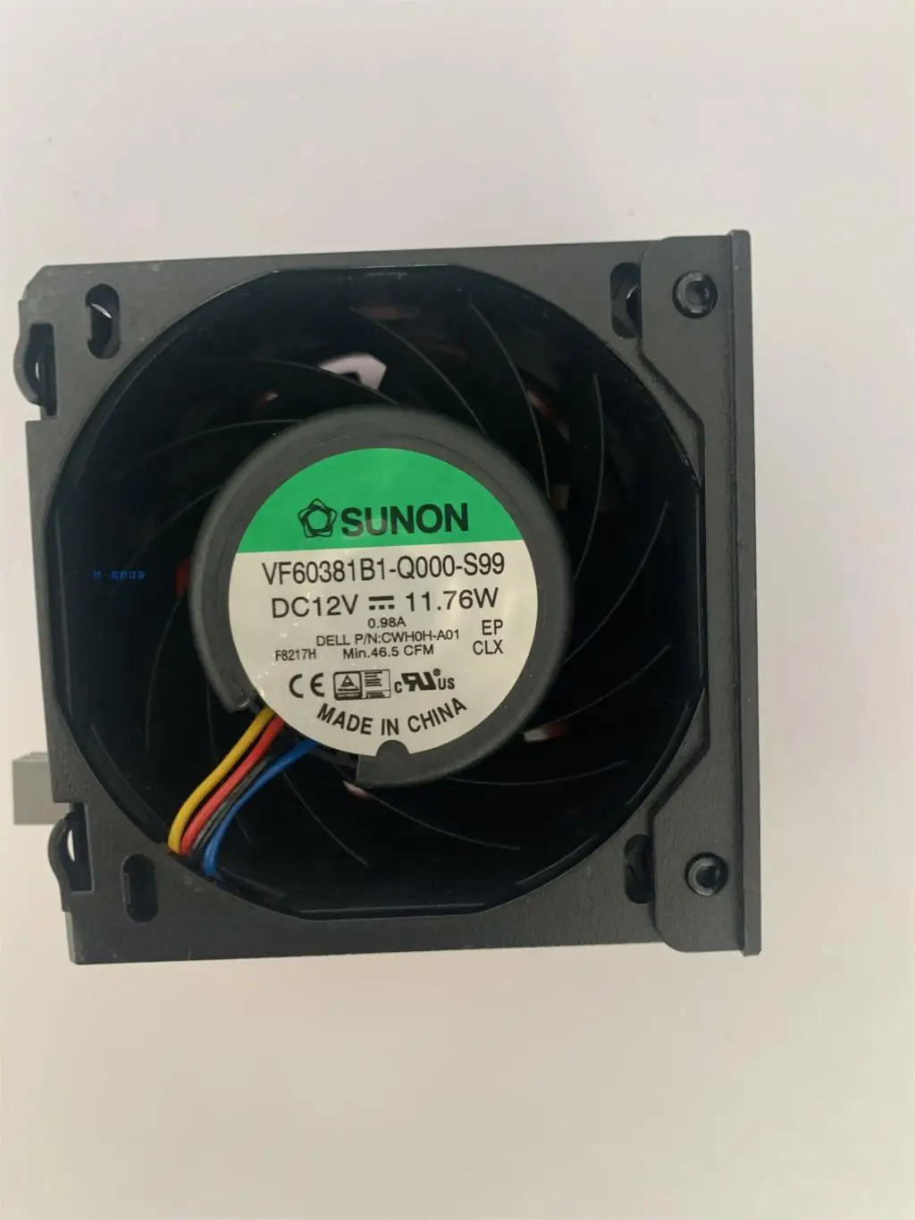 VF60381B1-Q070-S99 CWH0H-A01 новый для SUNON DC 12v 46 5cfm 11 76 W DELL сервера высокоскоростной большой