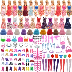 Vêtements et chaussettes pour poupée barbie 2021 pouces, ensemble d'accessoires, robe de soirée, jouets de noël pour fille, 30cm, BJD, 11.8 