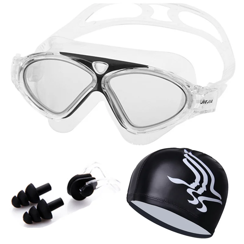Professional Silicone Adjustable Swimming Goggles Anti-fog UV Swimming Glasses Men Women Diving Water Sports Swim Eyewear