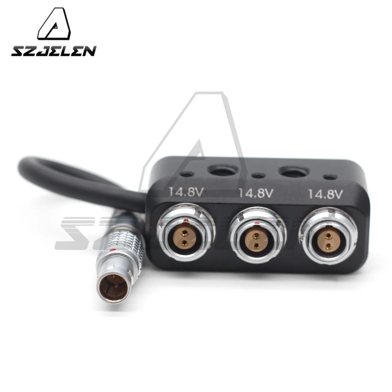 0B 2pin Male+ 0B 2pin женский концентратор переходник разветвитель для ARRI/SONY распределитель питания камеры, трехполосный разветвитель