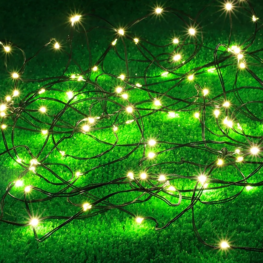 

PVC Soft Copper Wire String Outdoor Waterproof Garden Outdoor Solar Light String Christmas Day Decorative String