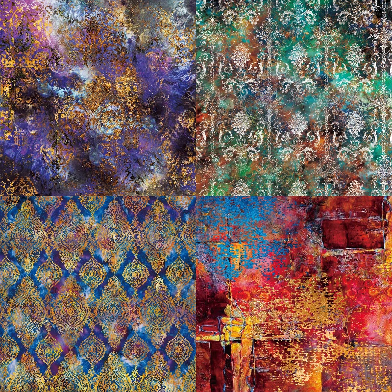 24 sheets 6"X6"vintage patterned paper pad Scrapbooking paper pack handmade craft craft Background pad card