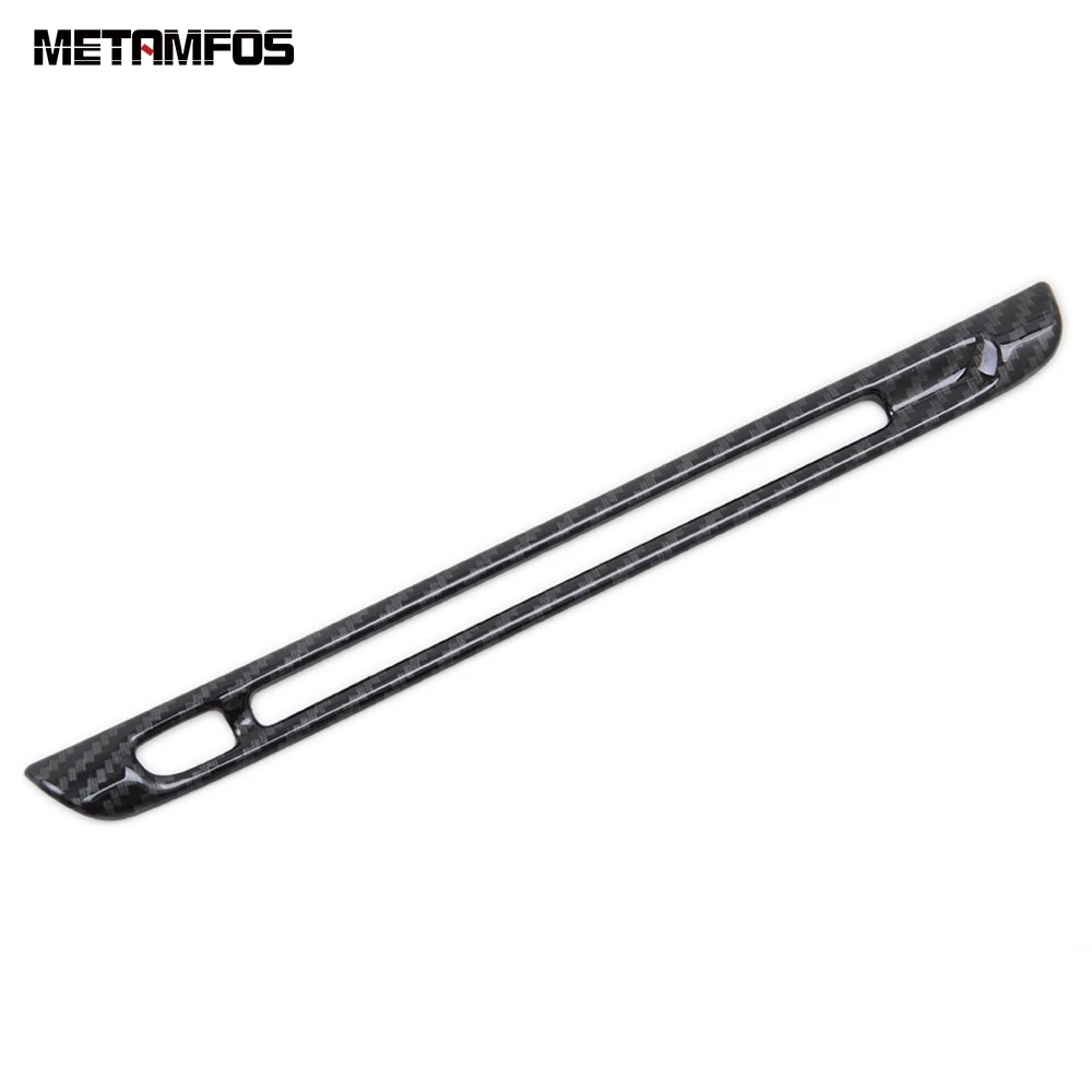 Для Mazda CX 5 CX5 KF 2017 2019 2020 углеродное волокно CD кнопка управления крышка отделка