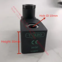 Электромагнитный импульсный клапан турбо катушка отверстие внутренний диаметр 10 мм высота 30mmDC24V AC220V