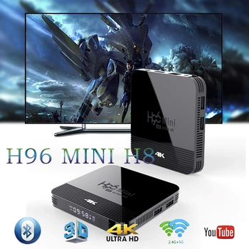 

Android Box H96 Mini H8 TV Box Android 9.0 2GB 16GB RK3228 2.4G/5G Wifi BT4.0 4K Smart tv Box Youtube Media Player Set Top Box