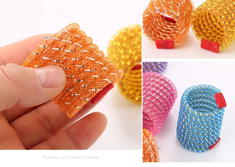 1/2/5 PC Cute Pet Cat Toys Plastic Flexible Hose Spring Cat Toy Wide Durable Gauge Plastic Cat Dog Toy Random Color Pet Supplies