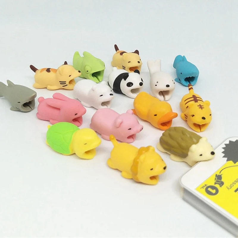 Защита от поломок для намотки кабеля Животных Защитный чехол для рис. USB кабель для передачи данных, Кабельное зарядное usb-устройство проводные наушники кабель защитный рукав