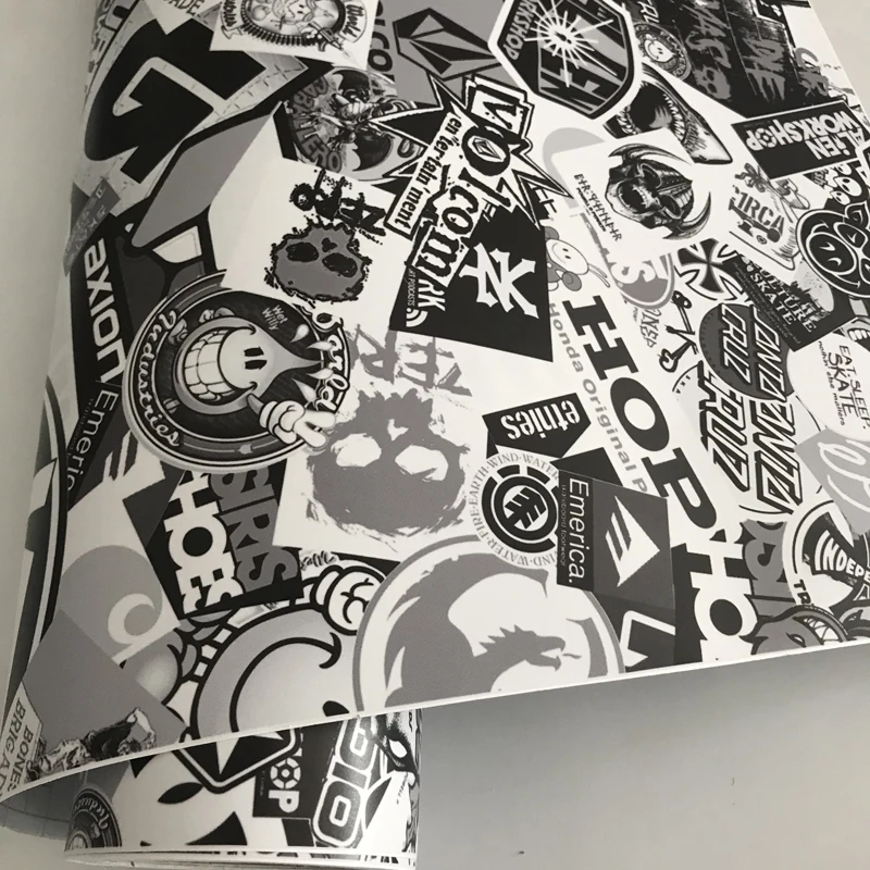 100/150/200/300X50CM Стикеры бомба Виниловая пленка для оклеивания автомобилей