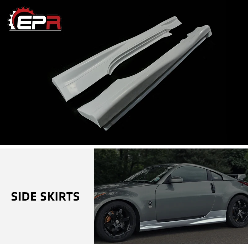 Автомобильные аксессуары для Nissan Z33 350Z NIS Version 1 FRP стекловолоконная боковая юбка