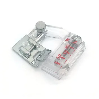

1pcs 6290 Sewing Machine Presser Wrapped Edge Presser Foot Bag Strip Multi-function Adjustable Width Household DIY