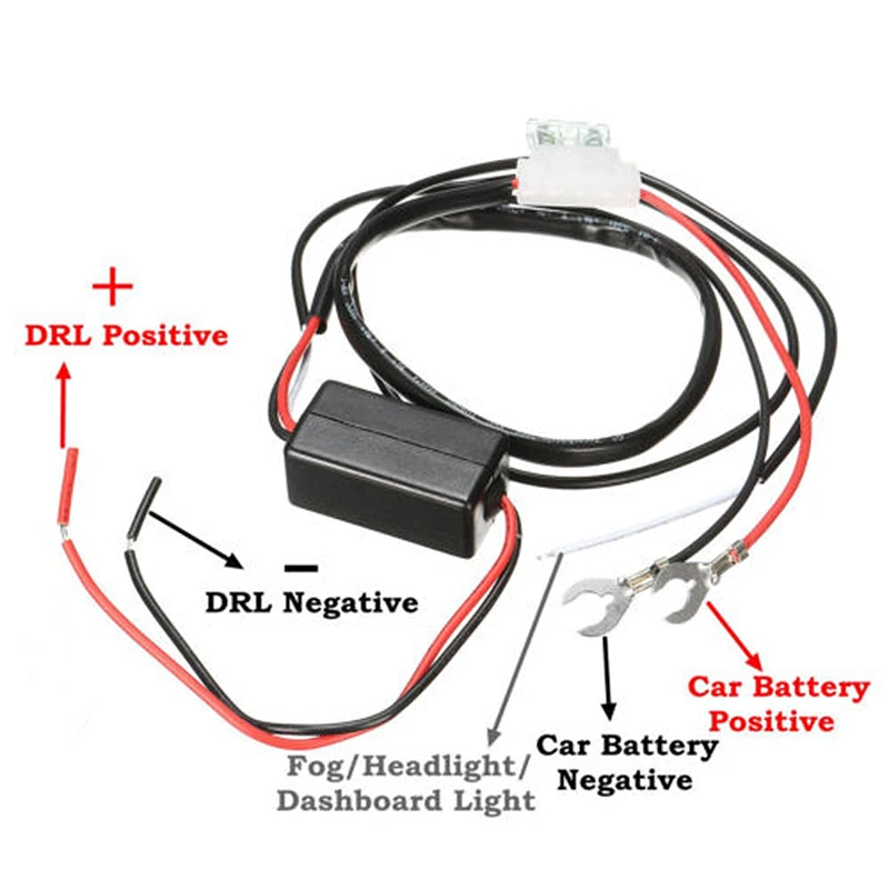 12V автомобильный светодиодный бег светильник реле DRL контроллер Переключатель ВКЛ/ВЫКЛ