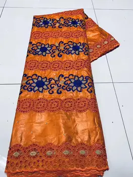 

Most popular African bazin riche getzner 2020 new arrival peach bazin riche fabric with beads Stones brode bazin for women dress