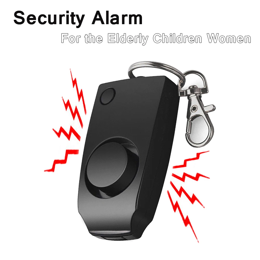 Minidispositivo de alarma antirrobo, con sonido de seguridad, ataque de emergencia, autodefensa, alarma Personal, 2020