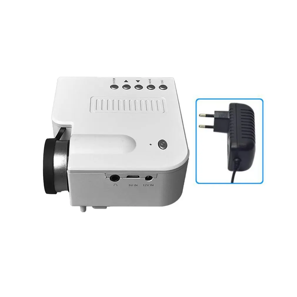 

UC28B Mini Portable LED Projector 1080P LCD Multimedia Home Cinema Theater USB TF LED Beamer Projector for Home Use Hot