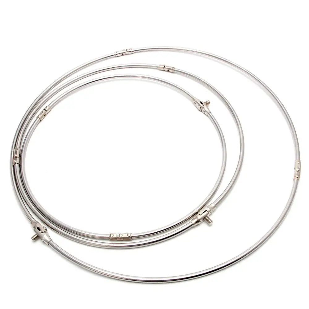 

Stainless Steel Fishing Folding Net Brail Head Round Dipnet Tackle Accessory New