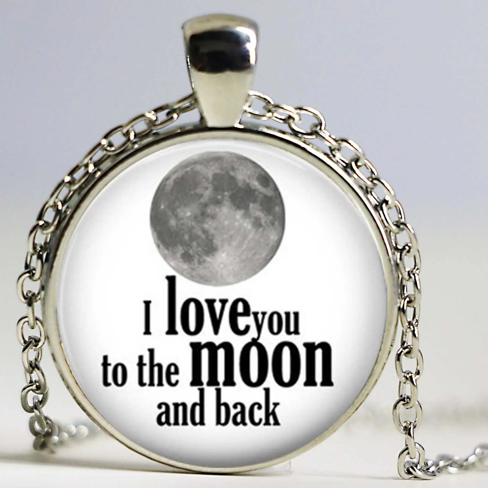 I Love You To The Moon And Back ожерелье самые романтичные стихи высококачественные