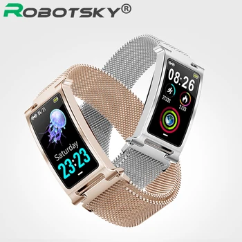 

Newest Bluetooth Smart Wristband Heart Rate Monitor Smart Bracelet 1.08inch Screen Steps Distance Calories Sports Wrist Watch