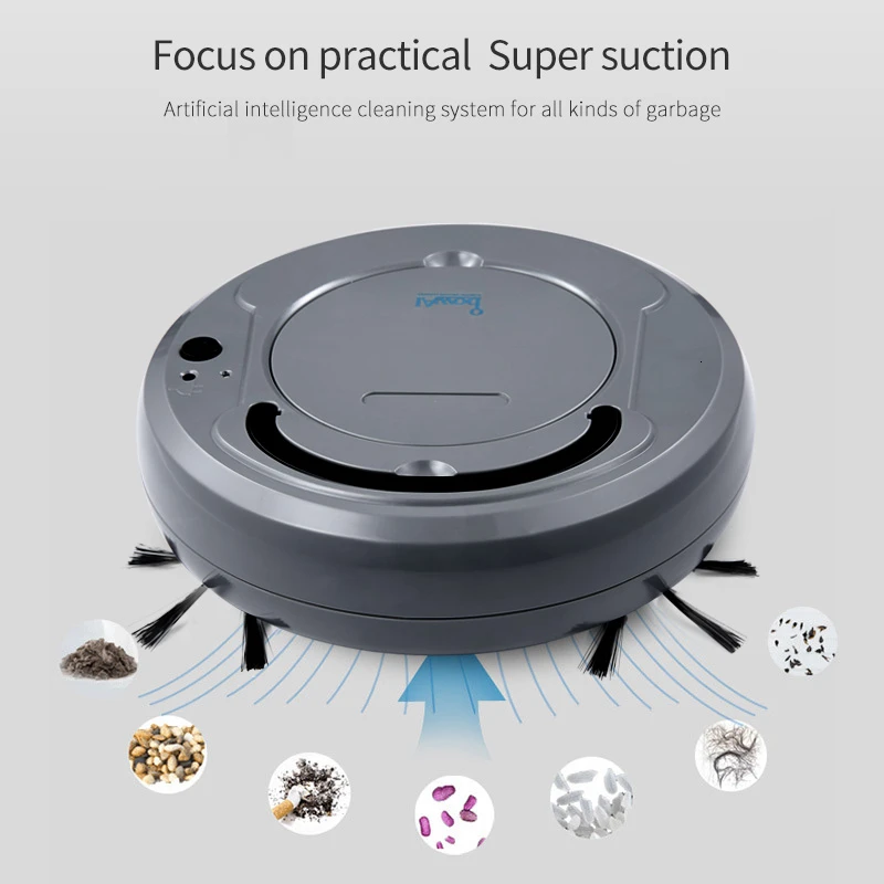 

Automatic Intelligent Cleaning Robot Anti-vibration Wheel Design Dust Collector Sweeping Robot Household Electric Vacuum Cleaner