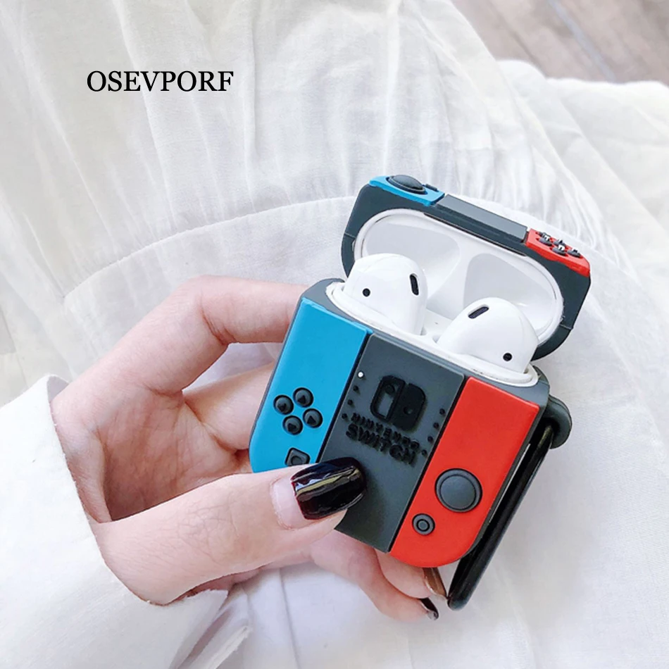 

Switch Game Console Silicone Case for AirPods 1 2 3 Wireless Bluetooth Earphone Protective Cover For Apple Airpods 3 2 1 Sleeve
