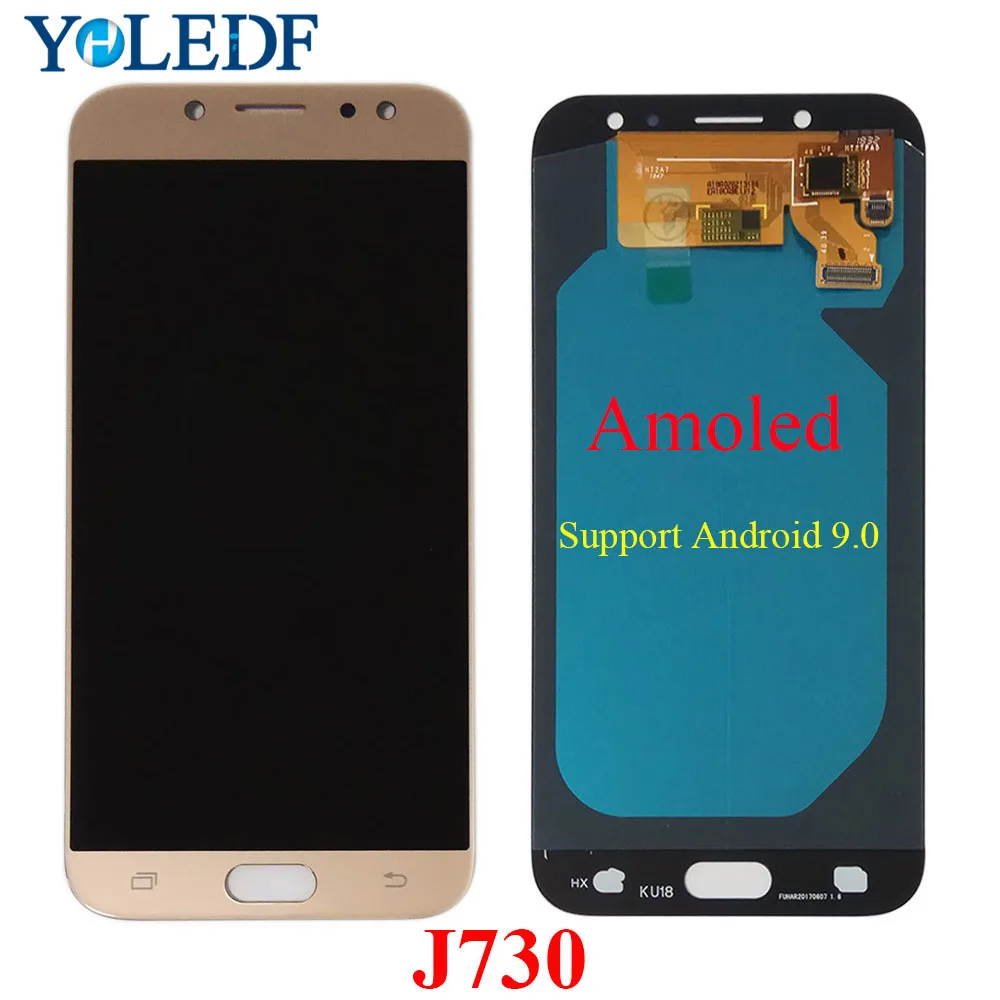 Супер AMOLED ЖК дисплей для SAMSUNG Galaxy J7 Pro J730 сенсорный экран 2017 J730G J730F Pantalla дигитайзер