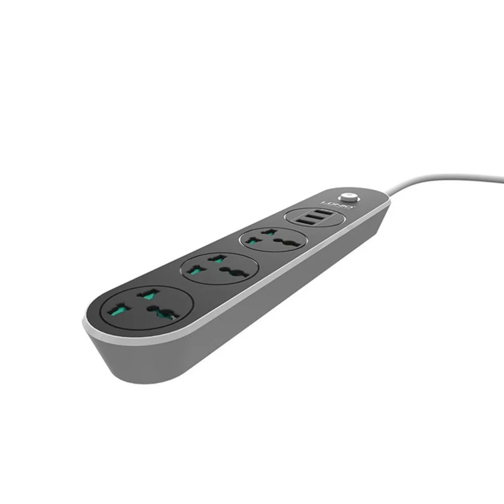Многофункциональный 1,6 м ЕС/США/Великобритания Разъем питания Srip с 3 usb-портами удлинитель быстрое зарядное гнездо питания Домашняя электроника