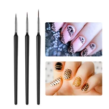 3 шт./компл. нейл-арта палочка для перемешивания инструменты нарисовать кисти малярные Ультрафиолетовый гель, подводка маникюрный салон Применение или дома Применение гель набор гель-лаков для ногтей