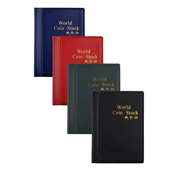 

2PCS Collecting Money Organizer 120 Pockets Coins Collection Album Book for Collector Coin Holder Album Coin Storage Bag