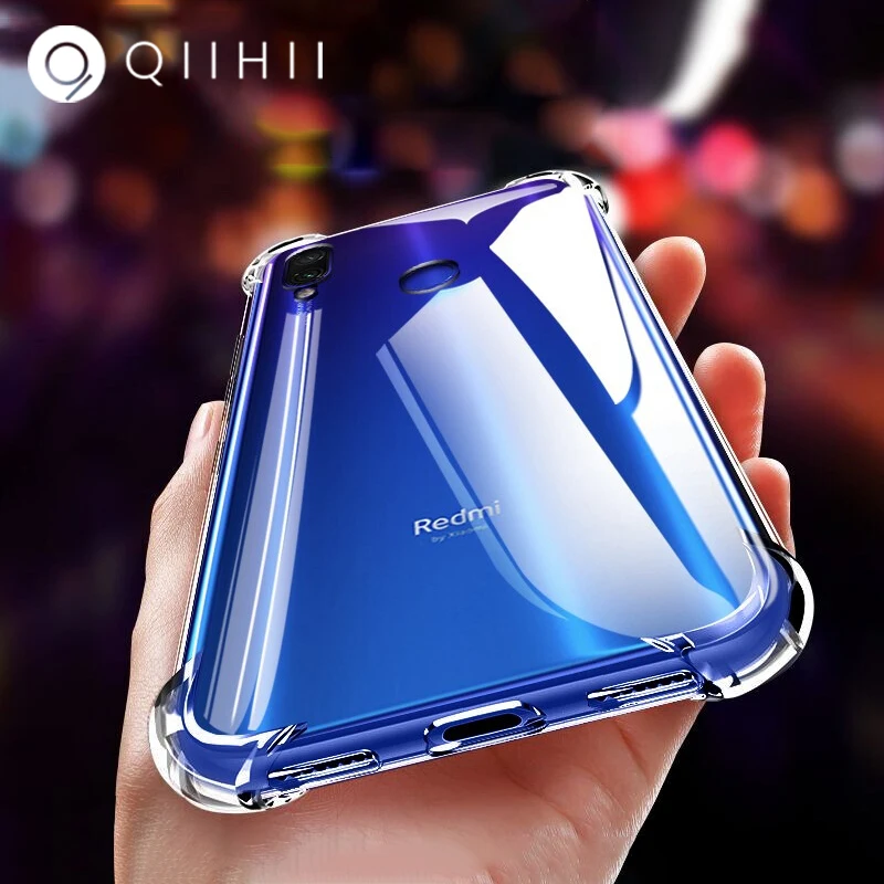 QIIHII противоударный чехол для телефона Xiaomi Mi 9 SE 8 Lite Redmi 7A K20 GO Защитный силиконовый