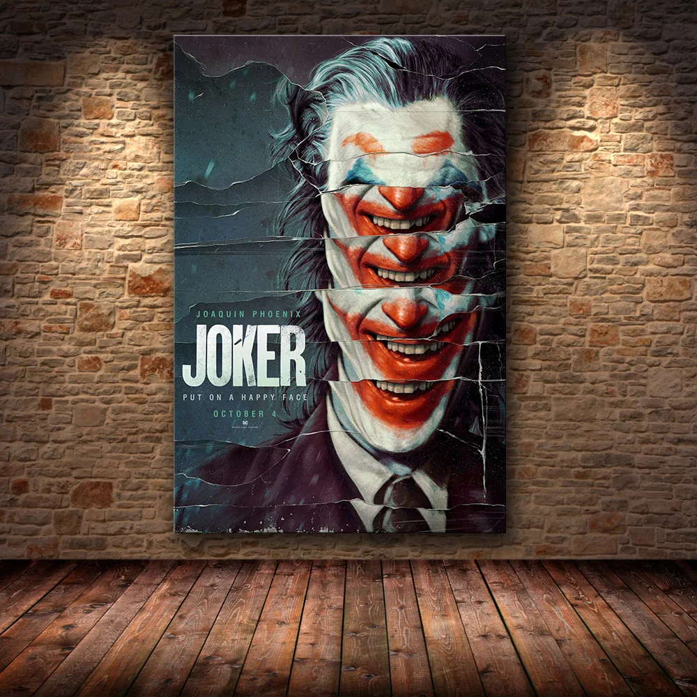 13 Joaquin Феникс плакатный Принт плакат с джокером фильм DC комиксов Искусство Холст Картина маслом настенные картины для гостиной домашний декор - Цвет: 13