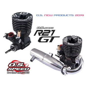 

2020 New OS Speed R21 Level 21 3.49cc GT Racing Engine Exhaust Pipe Set For 1/8 Car
