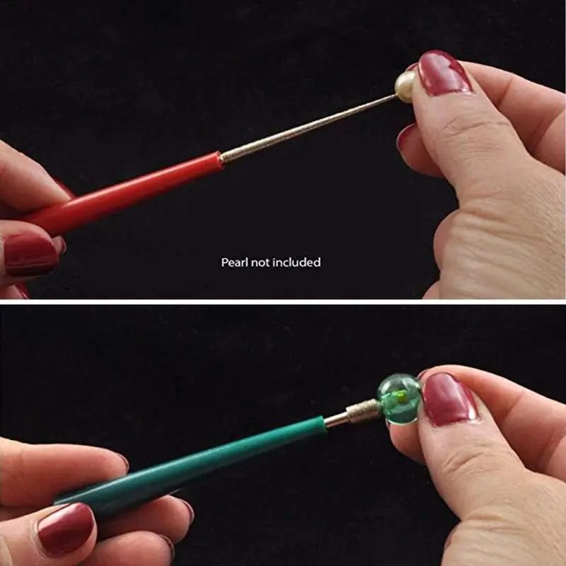 4PcsBeadHoleEnlargerToolSetDiamondPearlGlassBeadsReamer