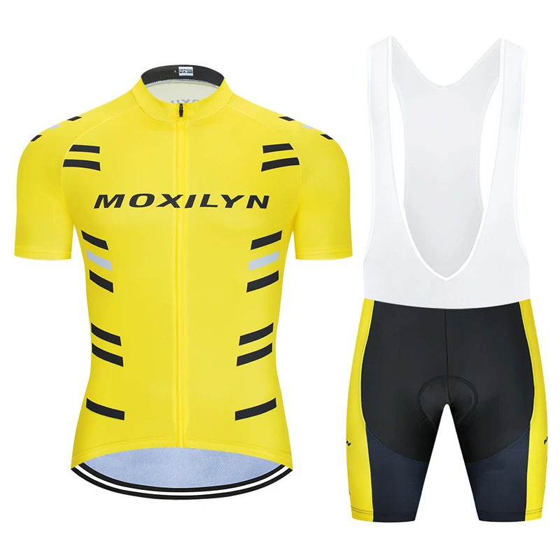 Moxilyn 2020 Велоспорт Джерси 20D гелевый Комплект Нагрудник MTB велосипедная одежда Ropa