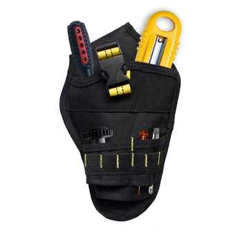 

Hoomall Electrician Tool Bags Thicken Oxford Canvas Waterproof Wearable Waist Bag Multifunction Electric Drill Toolkit No Belt