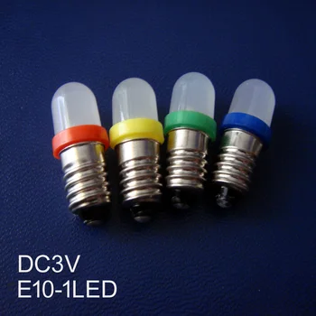 

High quality 3V E10,E10 light 3V,E10 led indicator lamp 3V,E10 DC3V,E10 led bulb light 3V,E10 led lamp 3V free shipping 50pc/lot