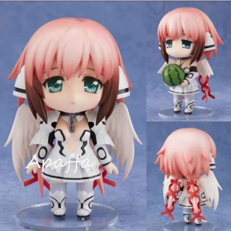 Anime Figure 10cm Q Version Sora No Otoshimono Icarus/Ikaros 178# PVC Action Figures Toys Movable Change Face Model Doll | Игрушки и